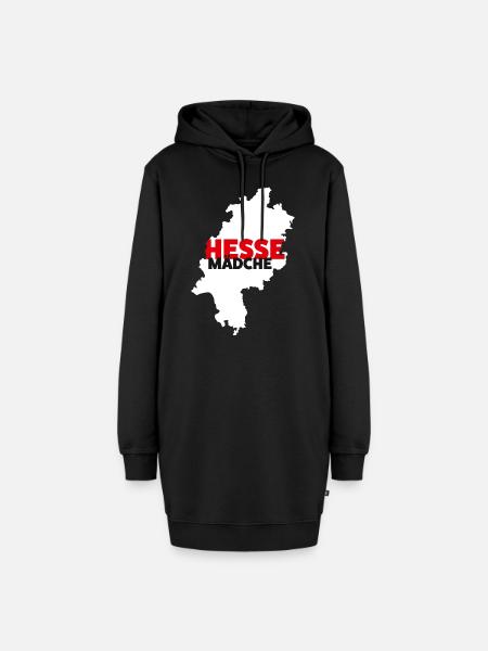 Hesse-Mädche - Hoodie-Kleid - Schwarz