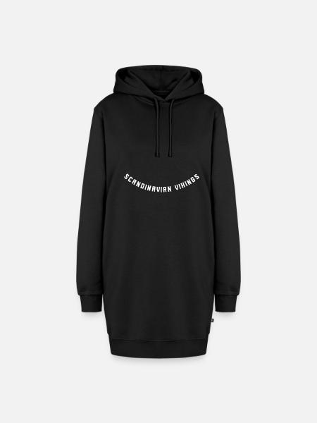 Scandinavian Vikings - Hoodie-Kleid - Schwarz