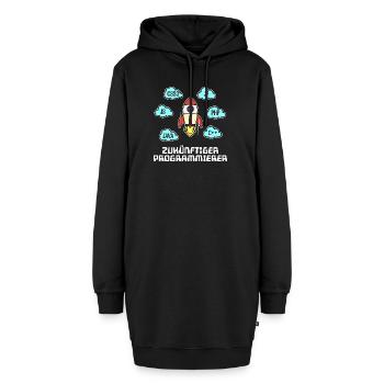 Css Coden Developer Statement C++ Php Java Debug - Hoodie-Kleid - Schwarz - Vorne - AI Model Female 172 light (172cm)