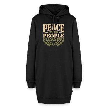 Schutz Meiner Energie, Spirituelles - Hoodie-Kleid - Schwarz - Vorne - AI Model Female 172 light (172cm)
