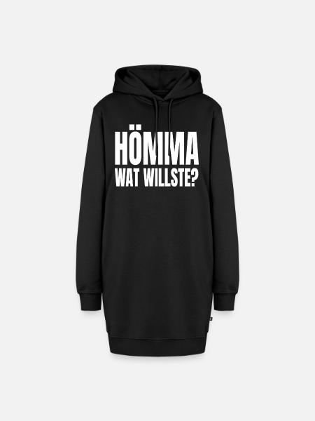 Hömma Wat Willste Ruhrpott Ruhrgebiet Pott Slang - Hoodie-Kleid - Schwarz