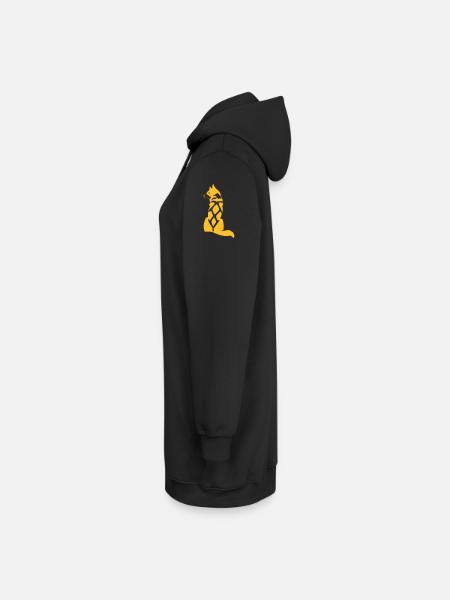 Yukon Quest - Schlittenhund (3) - Hoodie-Kleid - Schwarz