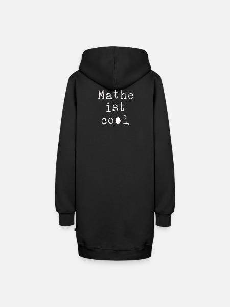 Mathe - Hoodie-Kleid - Schwarz