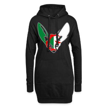 Fennec Algeria - Hoodie Dress - black - Front
