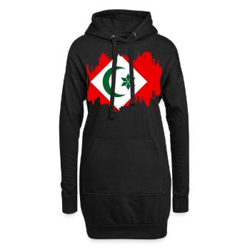 Rif - Sweat-shirt à capuche long Femme - noir - Devant
