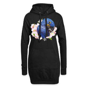 Hyazinth-Ara - Hoodie-Kleid - Schwarz - Vorne