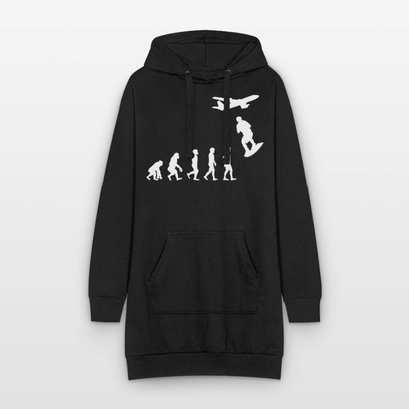 Skysurf Parachutisme Parachutisme Evolution Sweat-shirt à capuche long Femme