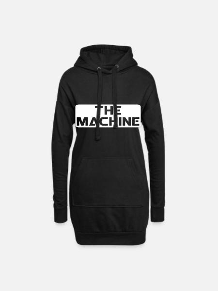 LA MACHINE nouveau - Sweat-shirt à capuche long Femme - noir