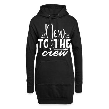 Bébé sort new to the crew Sort bébé sort de bébé - Sweat-shirt à capuche long Femme - noir - Devant