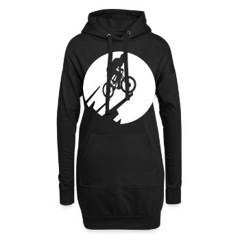 Moon - Cycling - (2) - Hoodie Dress - black - Front
