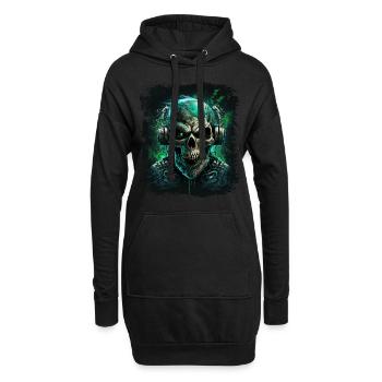 Heavy Metal Zombie - Sweat-shirt à capuche long Femme - noir - Devant