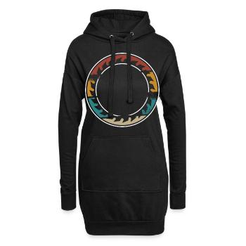 Geschenke für Tischler | Lehrling Geselle Handwerk - Hoodie-Kleid - Schwarz - Vorne