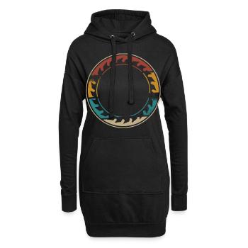 Geschenke für Tischler | Lehrling Geselle Handwerk - Hoodie-Kleid - Schwarz - Vorne