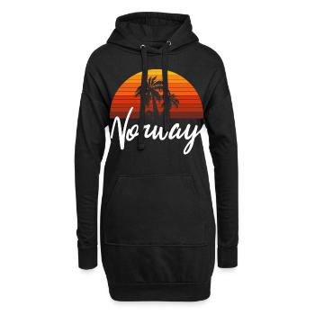 norway - Hoodie-Kleid - Schwarz - Vorne