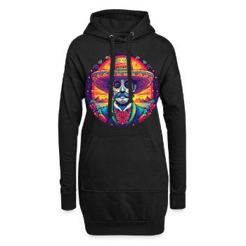 5 de Mayo Party Drinko de Mayo Sugar Skull Sombr - Hoodie Dress - black - Front