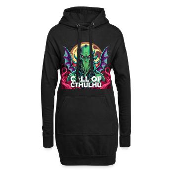 Cthulhu Lord & Savior Monster Horror T-Shirt - Hoodie-Kleid - Schwarz - Vorne