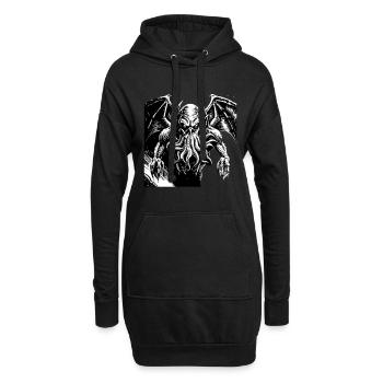 Cthulhu No Lives Matter Horror Monster T-Shirt - Hoodie-Kleid - Schwarz - Vorne