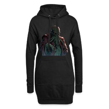 Cthulhu Lord and Savior Monster Horror T-Shirt - Hoodie-Kleid - Schwarz - Vorne