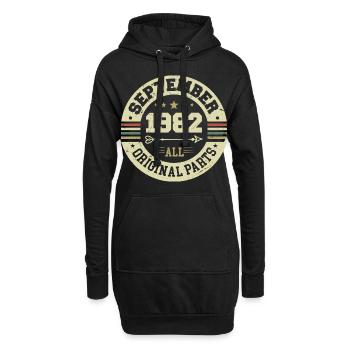 42nd birthday 1982 Legendary since September 1982 - Hoodie Dress - black - Front