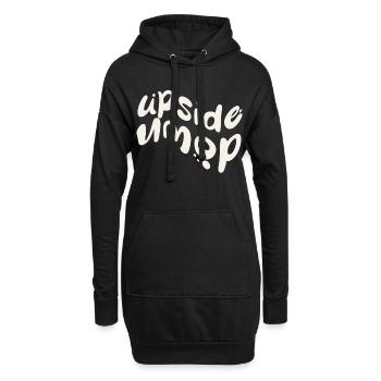 upside down - Hoodie-Kleid - Schwarz - Vorne