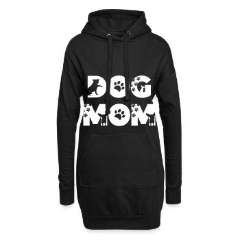 Hundeliebe Hund Dog Love Mistress dog mom walker - Sweat-shirt à capuche long Femme - noir - Devant