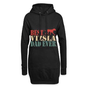 Vizsla Magyar Dad Hundepapa - Ungarischer Hund - Hoodie-Kleid - Schwarz - Vorne