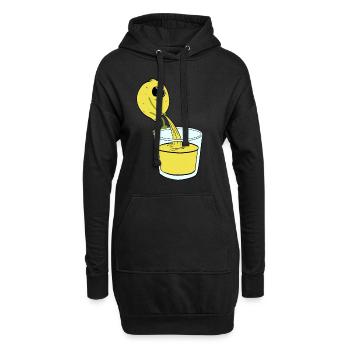 Lemonade Pees Lemonade Design simple et parfait - Sweat-shirt à capuche long Femme - noir - Devant