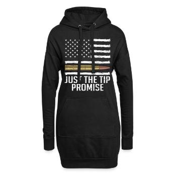 Tolles TShirt für Waffenliebhaber mit der - Hoodie-Kleid - Schwarz - Vorne