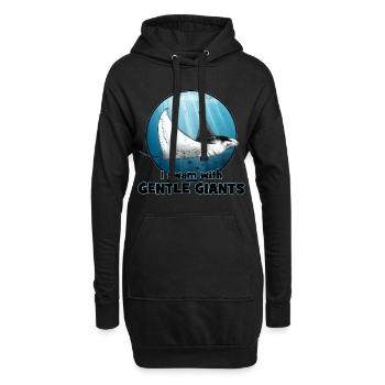 Mantarochen - Hoodie-Kleid - Schwarz - Vorne