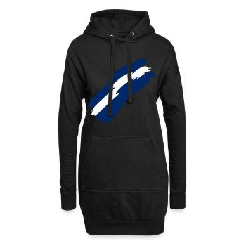 Israel - Hoodie-Kleid - Schwarz - Vorne
