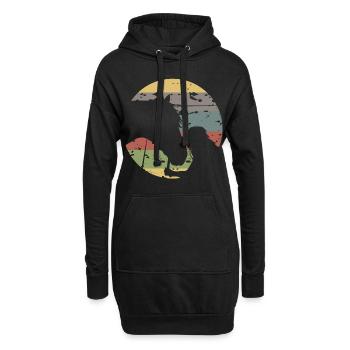 Life Is Better With Horses Design Horsing Shirt - Hoodie-Kleid - Schwarz - Vorne
