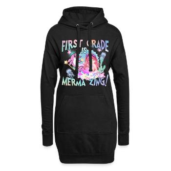 Erstklässler ist merma zing Girls Boys Teacher Team - Hoodie-Kleid - Schwarz - Vorne