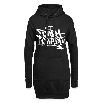 Darmstadt Graffiti Shirt - Hoodie Dress - black - Front