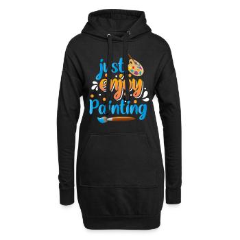 Painter Artist Training - Hoodie Dress - black - Front