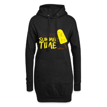 Summer Junkie Heat Sun Worshipper Cadeau - Sweat-shirt à capuche long Femme - noir - Devant
