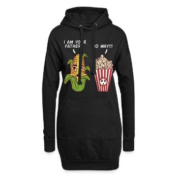 Vegan Farm Vegetable Yellow Cooking Collection - Sweat-shirt à capuche long Femme - noir - Devant