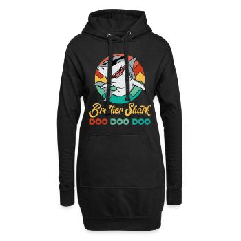 Brother Shark Doo Doo DooPour fans of the quest - Sweat-shirt à capuche long Femme - noir - Devant