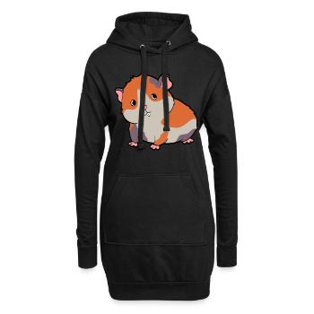 Cute Guinea Pig Shirt For Animal Lovers T-shirt - Hoodie-Kleid - Schwarz - Vorne