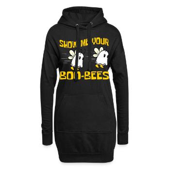 Happy Halloween Shirt October "Show Me Your - Hoodie-Kleid - Schwarz - Vorne