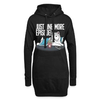 Dog Paws Husky Popcorn Series Collection Just an - Sweat-shirt à capuche long Femme - noir - Devant
