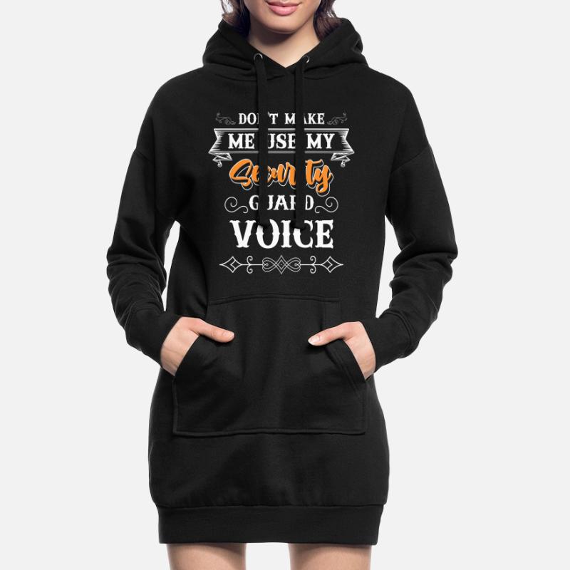 Security Security Night Shift Work Hoodie Dress
