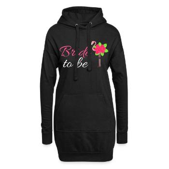 Ehehemd für bald zu sein Bräute "Braut, um zu sein - Hoodie-Kleid - Schwarz - Vorne