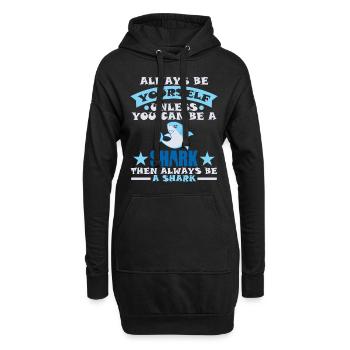 Always be the same as you can never be a request, - Sweat-shirt à capuche long Femme - noir - Devant