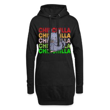 Rongeur de compagnie Bien-être animal Mignon - Sweat-shirt à capuche long Femme - noir - Devant