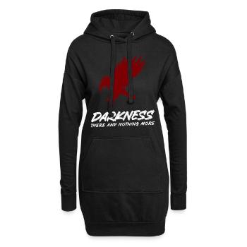 Mythologie Odin Schwarz Dichter - Hoodie-Kleid - Schwarz - Vorne