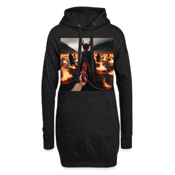 Suivez-moi jusqu’à l’abîme - Pacte du Diable infernal #13 - Sweat-shirt à capuche long Femme - noir - Devant