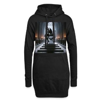 Fart Souls - Hollow Knight sur le trône de porcelaine #05 - Sweat-shirt à capuche long Femme - noir - Devant