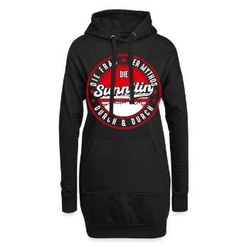 Hatay Frau Sunniten - Hoodie-Kleid - Schwarz - Vorne