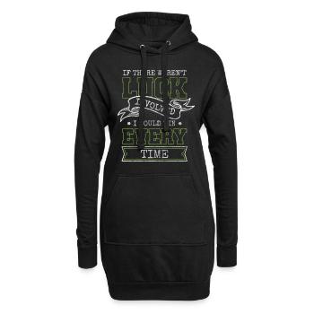 Cartes de joueur Poker Full House - Sweat-shirt à capuche long Femme - noir - Devant
