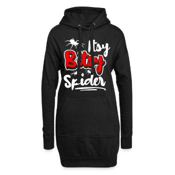 Filature de fils de soie d’Halloween - Sweat-shirt à capuche long Femme - noir - Devant